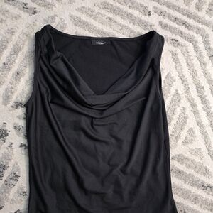 Express Black Cowl Neck Blouse